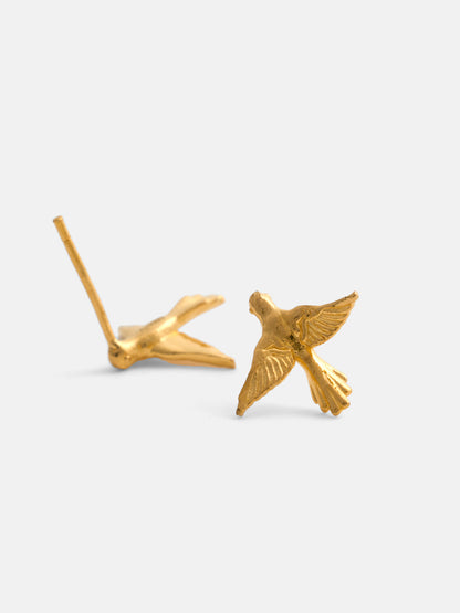 24K Gold Hummingbird